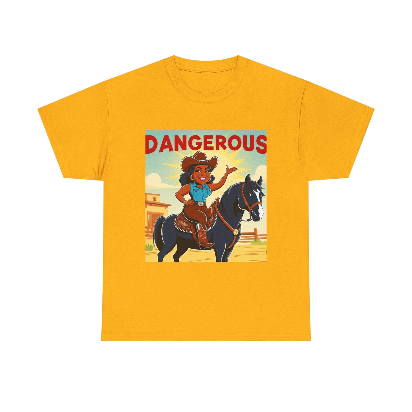 Dangerous Cowgirl Unisex Cotton Tee