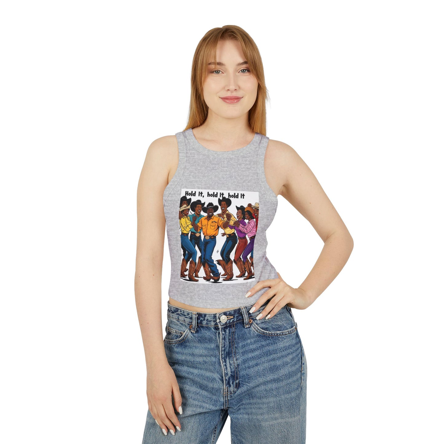 Hold It X4 Graphic Racer Tank Top