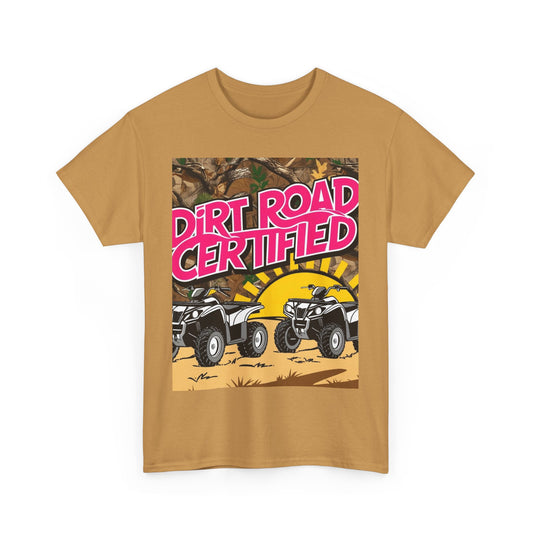 Dirt Road Certified Pink Unisex Cotton Tee