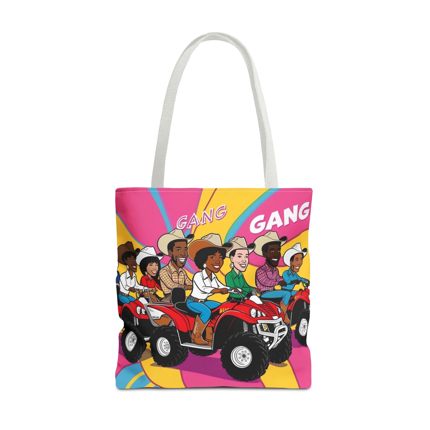 Retro Quad Gang Tote Bag