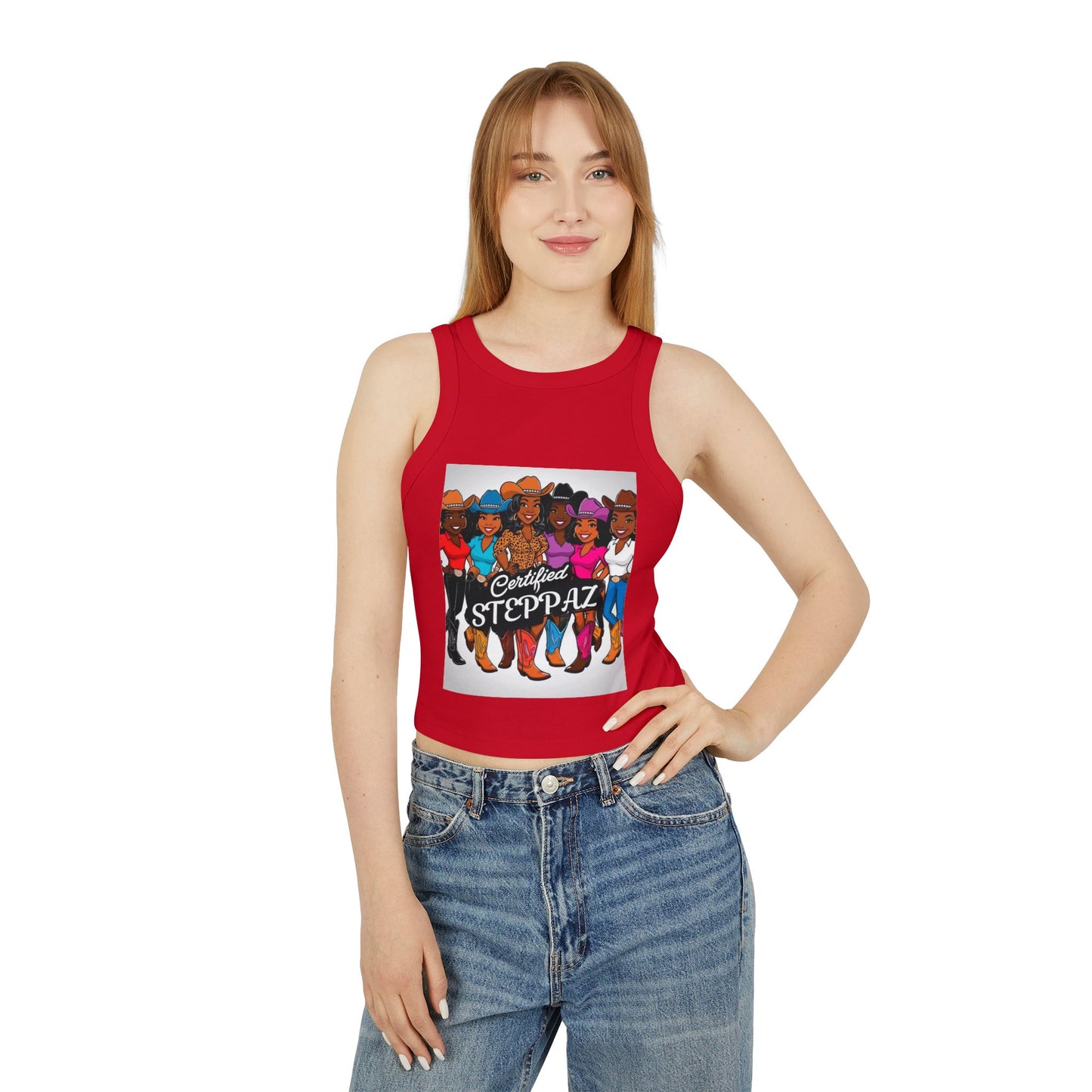 Certified Steppaz Micro Rib Racer Tank Top