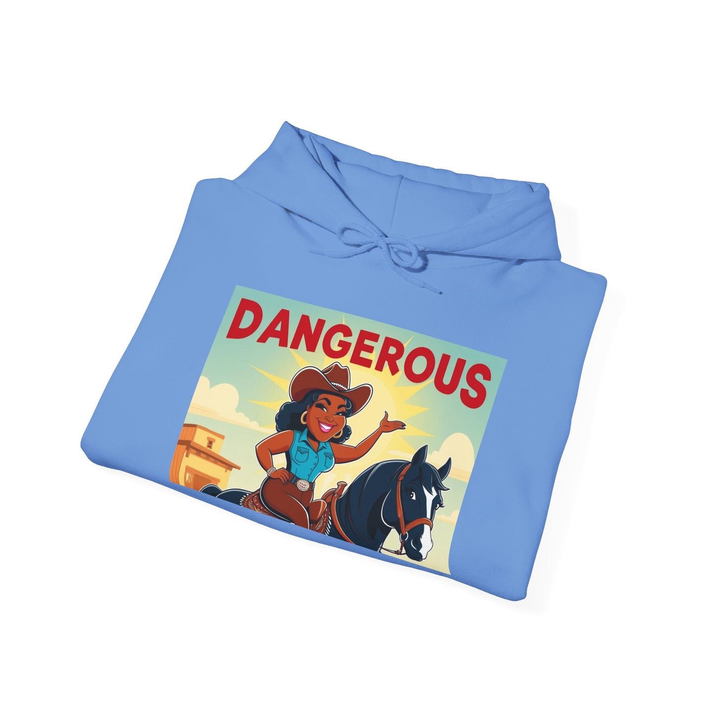 Dangerous Cowgirl Graphic Unisex Hoodie