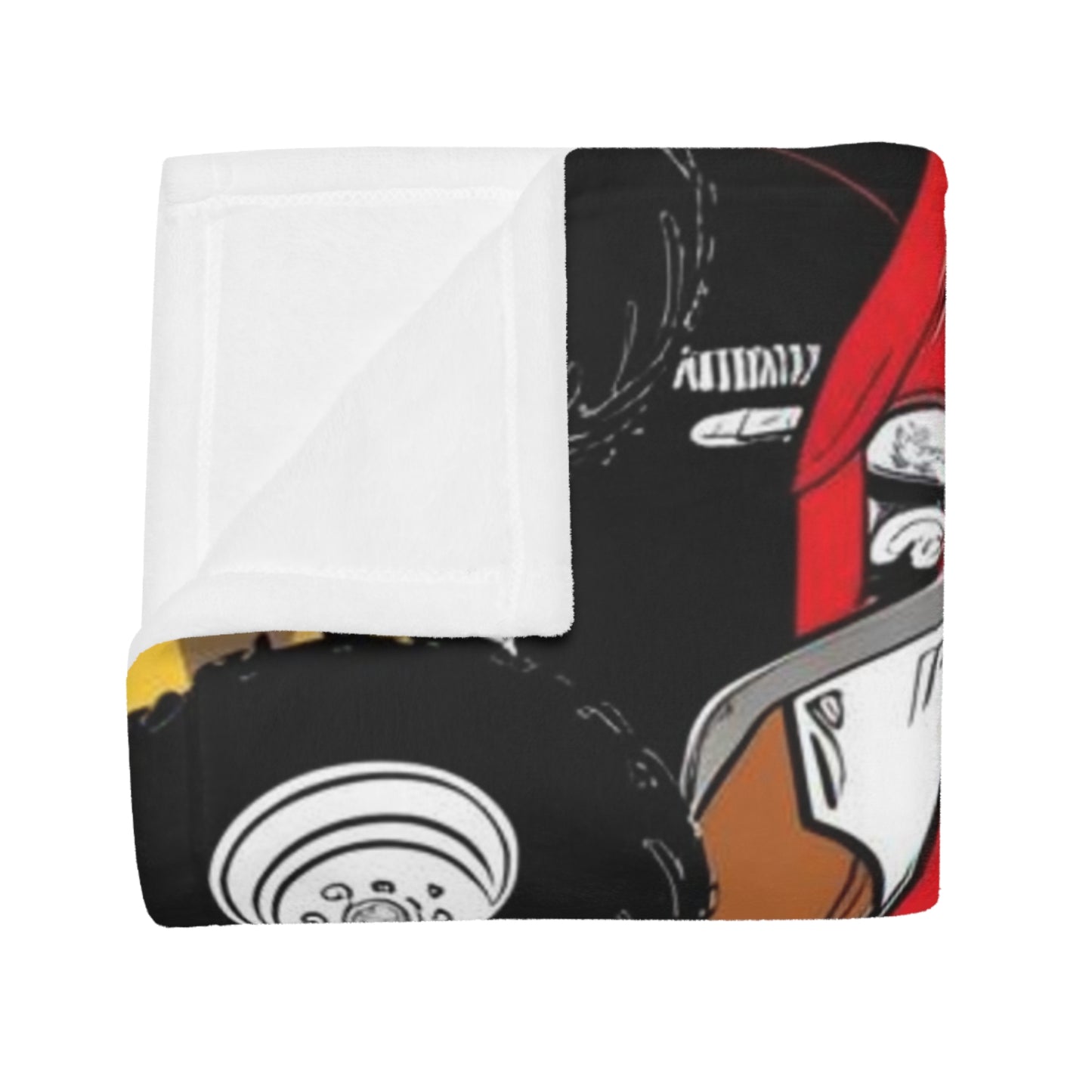 Retro Quad Gang Plush Fleece Blanket