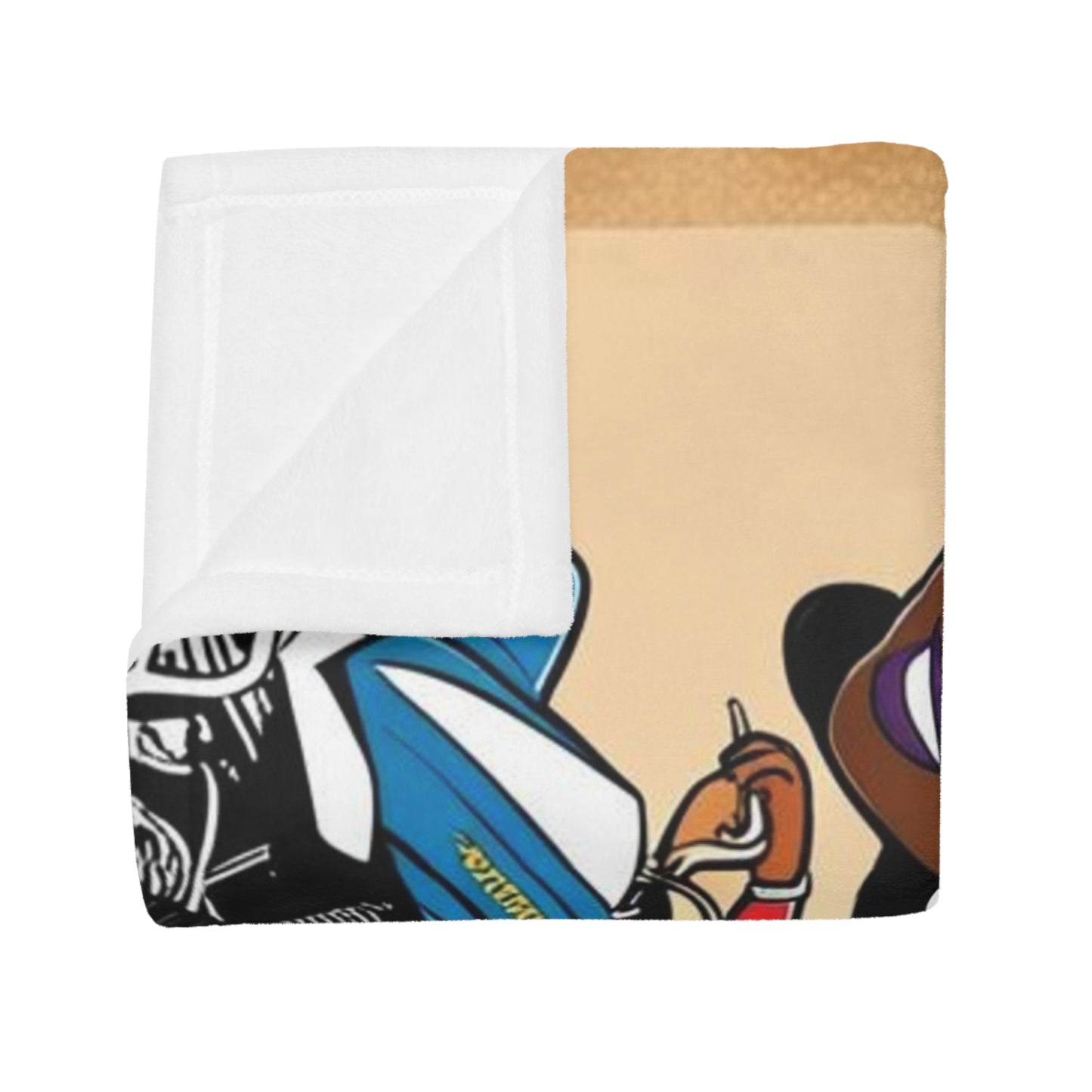 Mixed Gang Plush Fleece Blanket