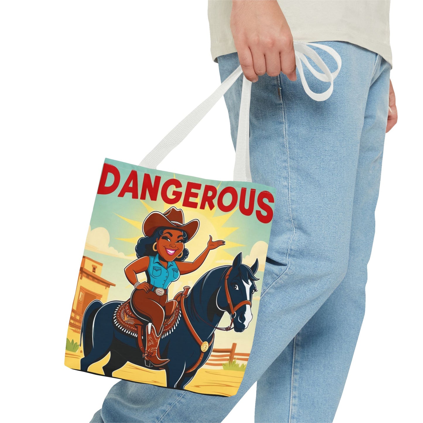 Dangerous Cowgirl Tote Bag