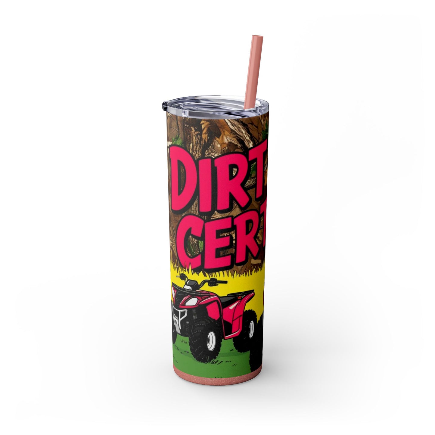 Dirt Road Certified Skinny Tumbler with Straw, 20oz