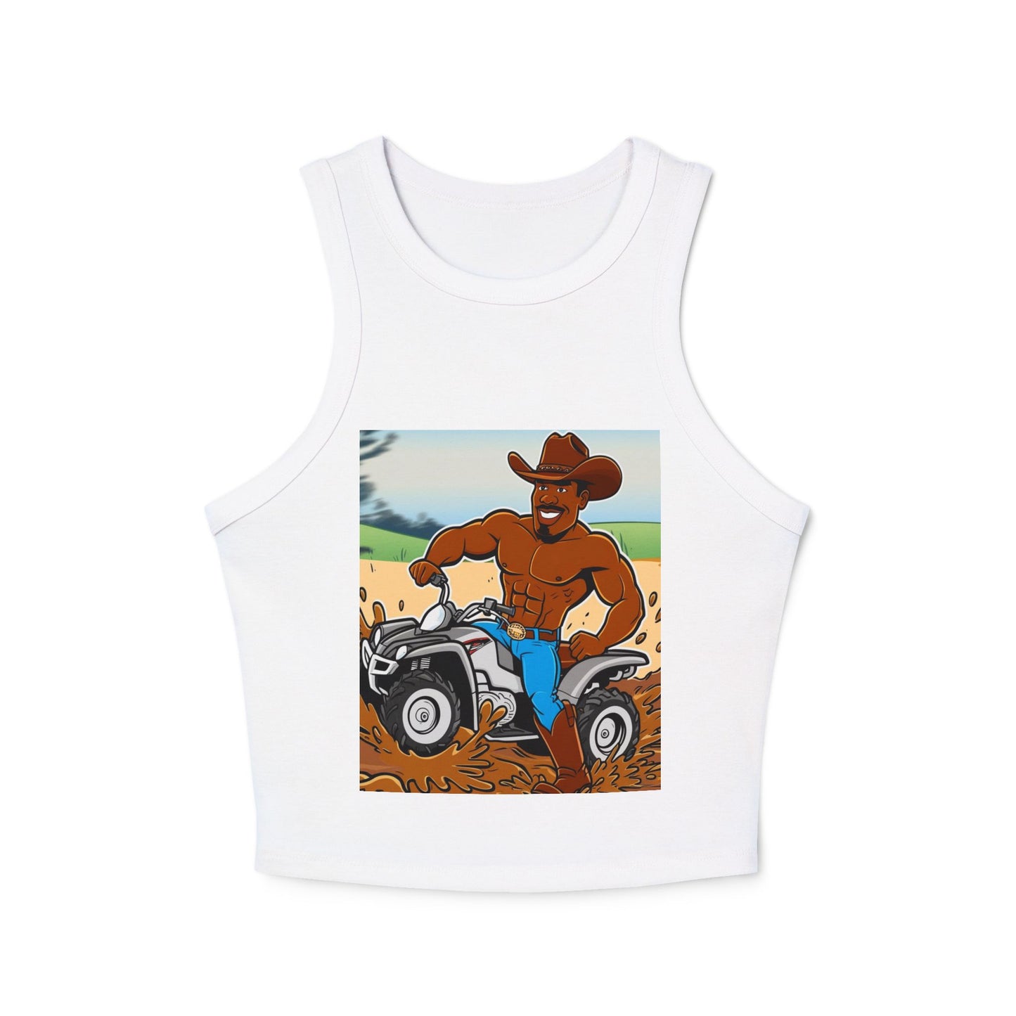 Big Boy Women's Micro Rib Racer Tank Top