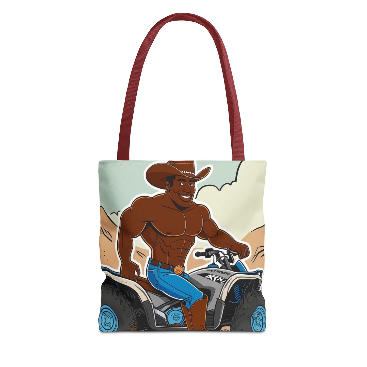 Big Cowboy Adventure Tote Bag