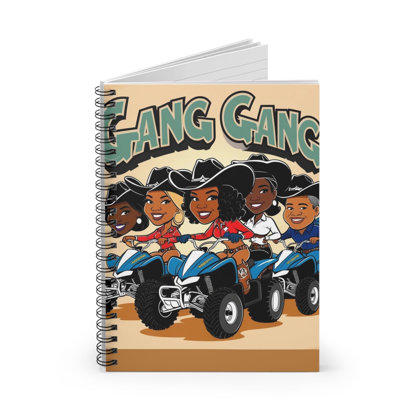 Mixed Gang Spiral Notebook