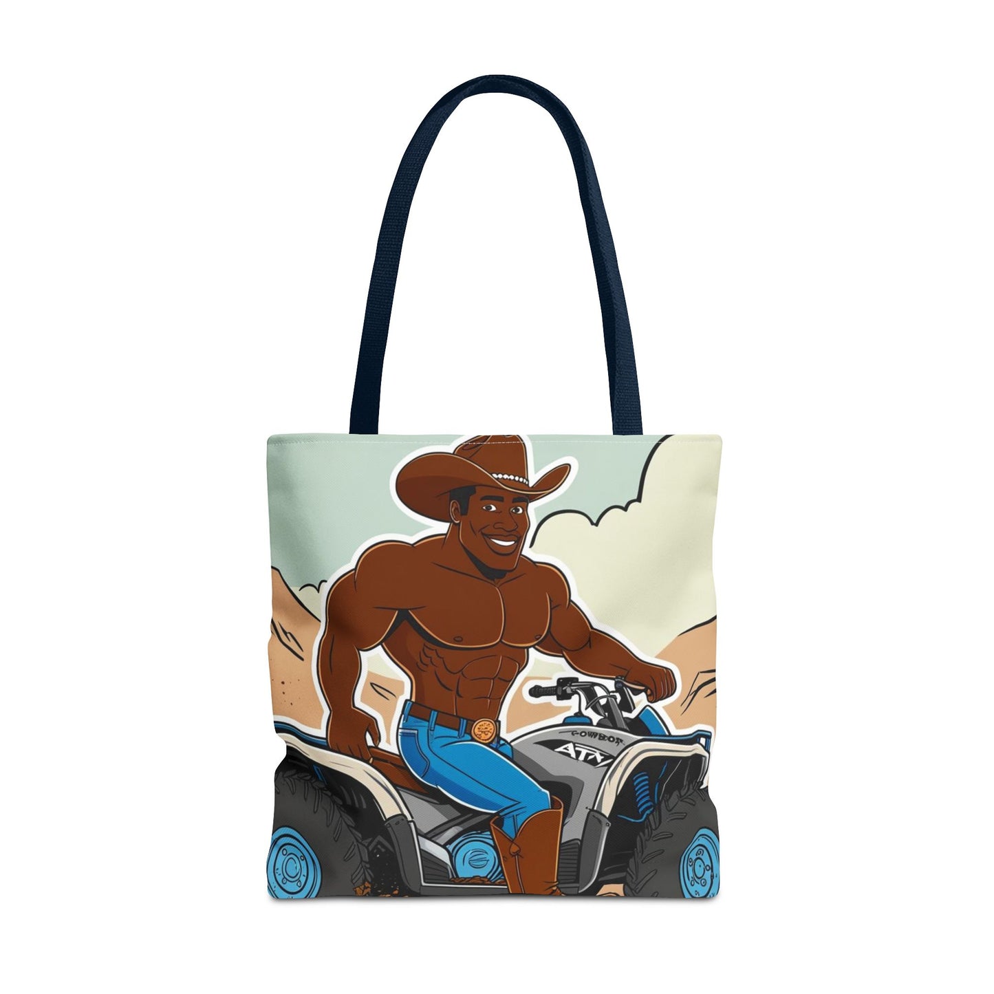 Big Cowboy Adventure Tote Bag