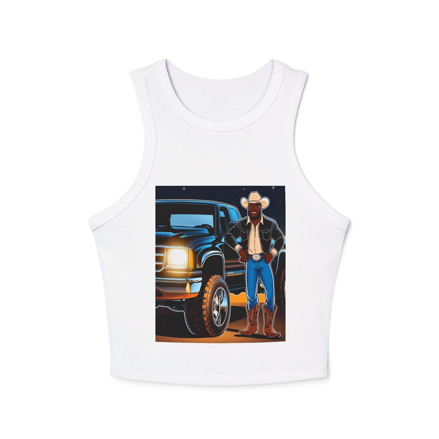 Don't Touch My Truck  Racer Tank Top