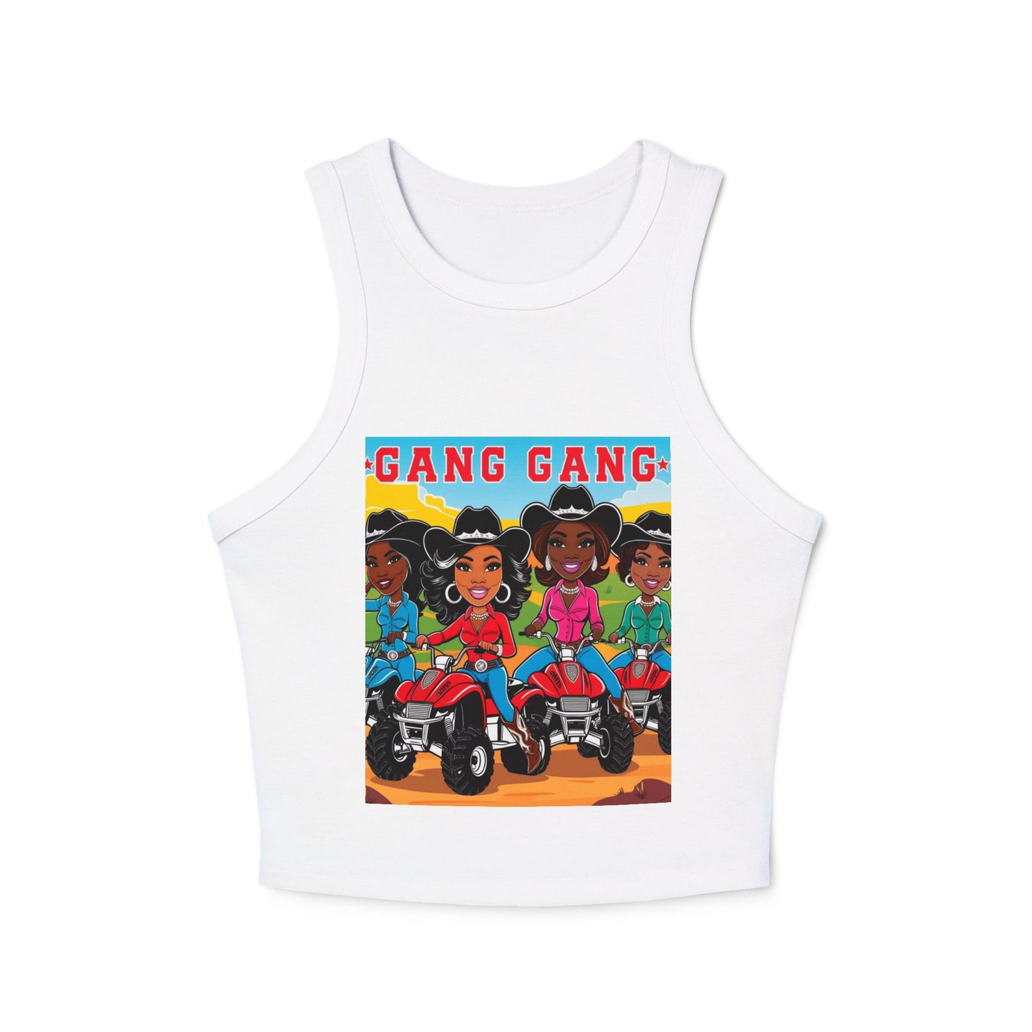 Cowgirl Gang Racer Tank Top