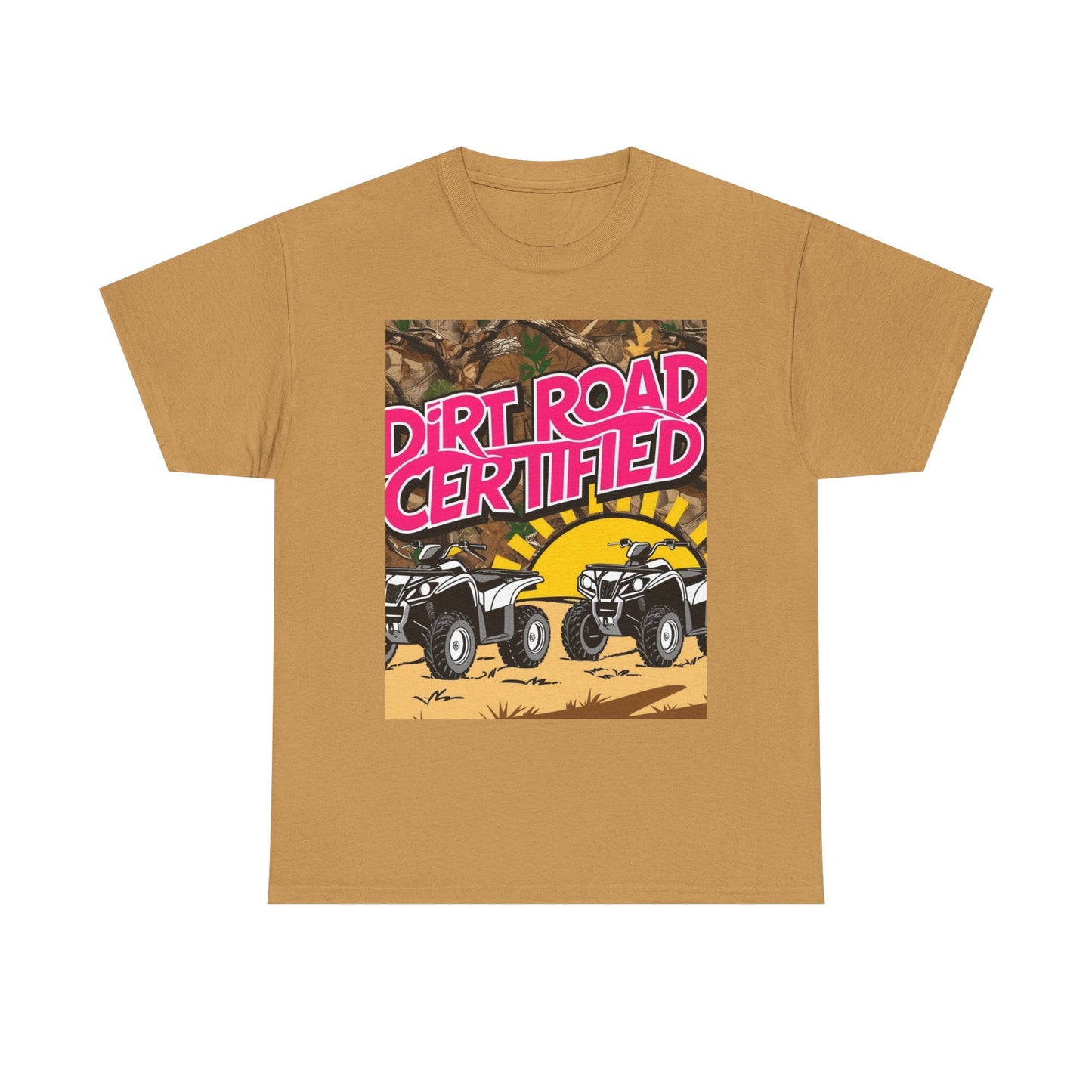 Dirt Road Certified Pink Unisex Cotton Tee