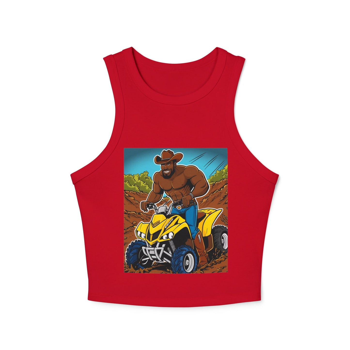Big Boy Women's Micro Rib Racer Tank Top