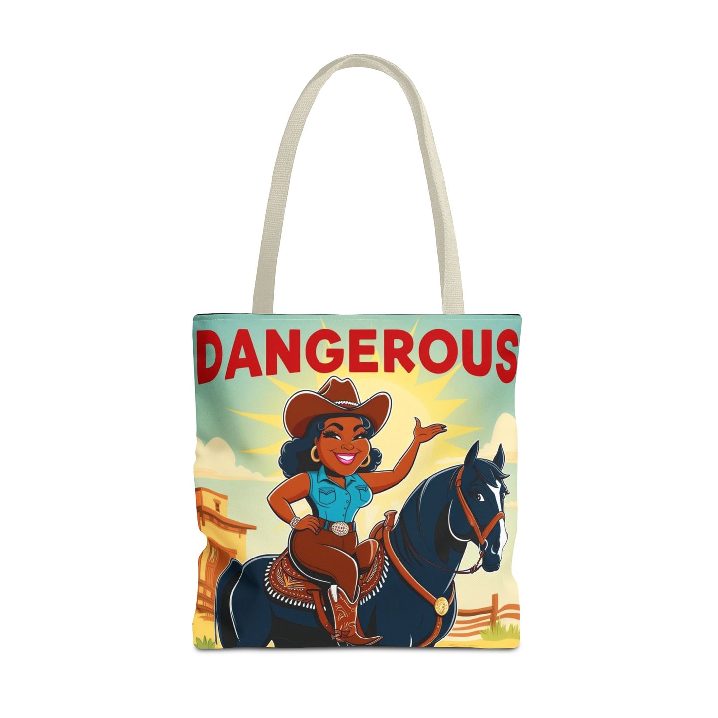 Dangerous Cowgirl Tote Bag