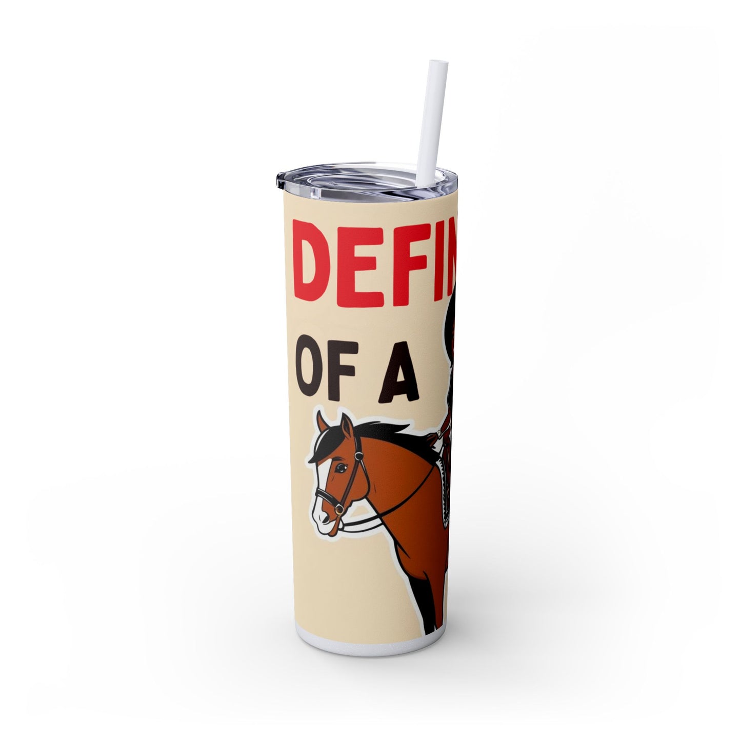 Definition of a Rider Skinny Tumbler with Straw - 20oz