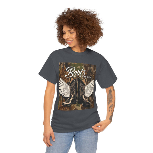Boots On The Ground Unisex Cotton Tee 2-More Colors