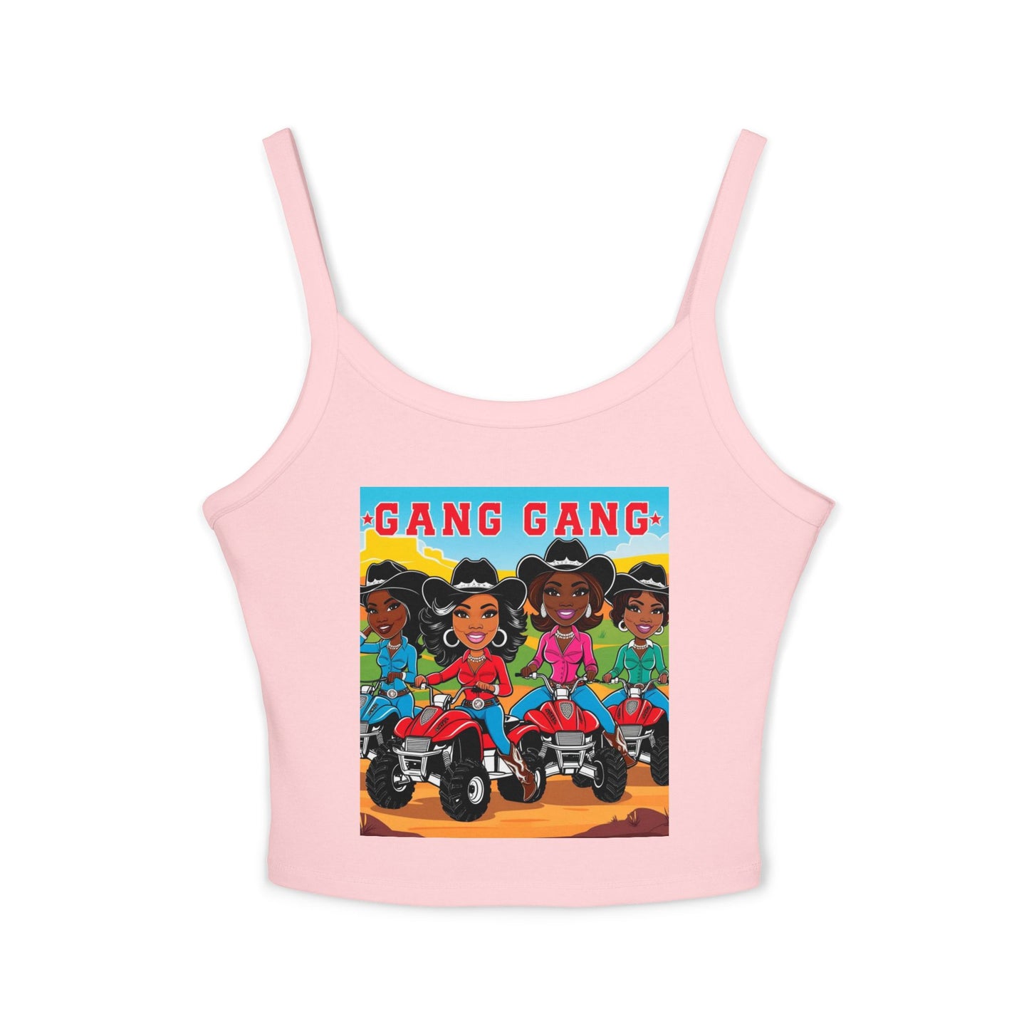 Cowgirl Gang Spaghetti Strap Tank Top
