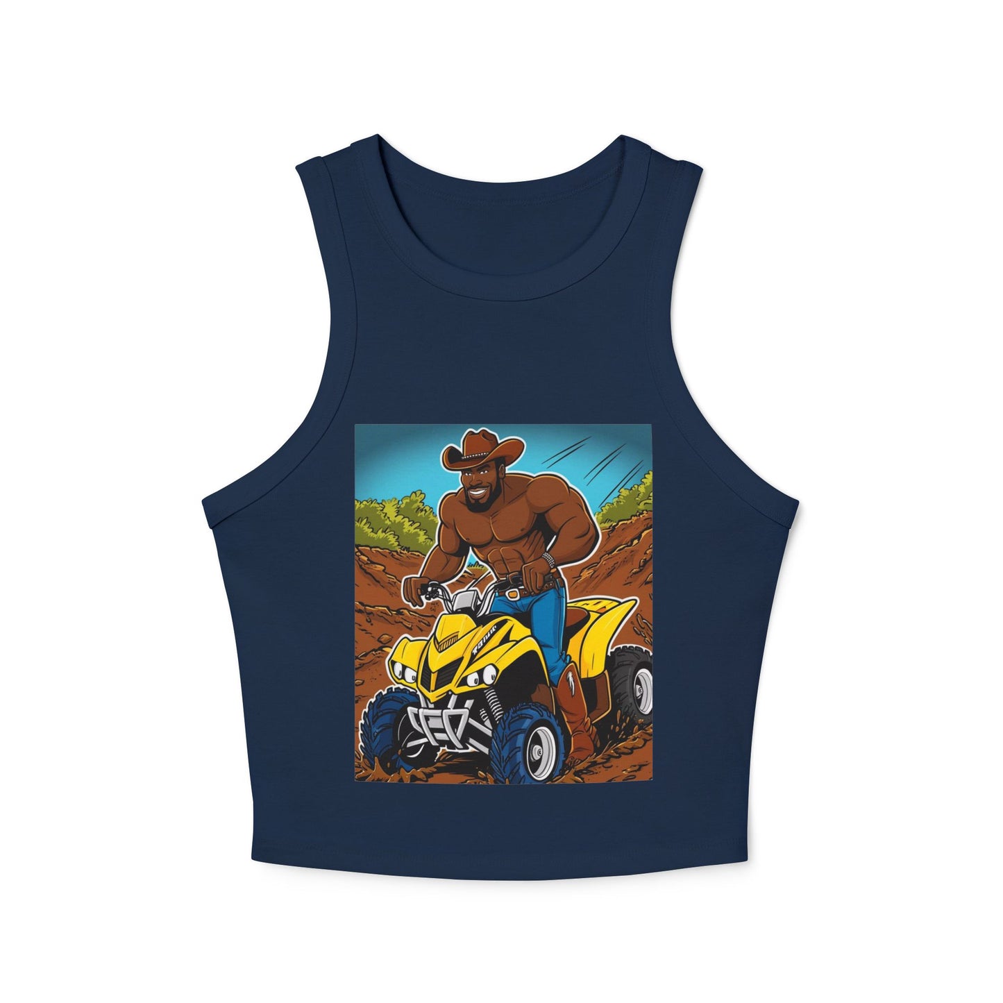 Big Boy Women's Micro Rib Racer Tank Top