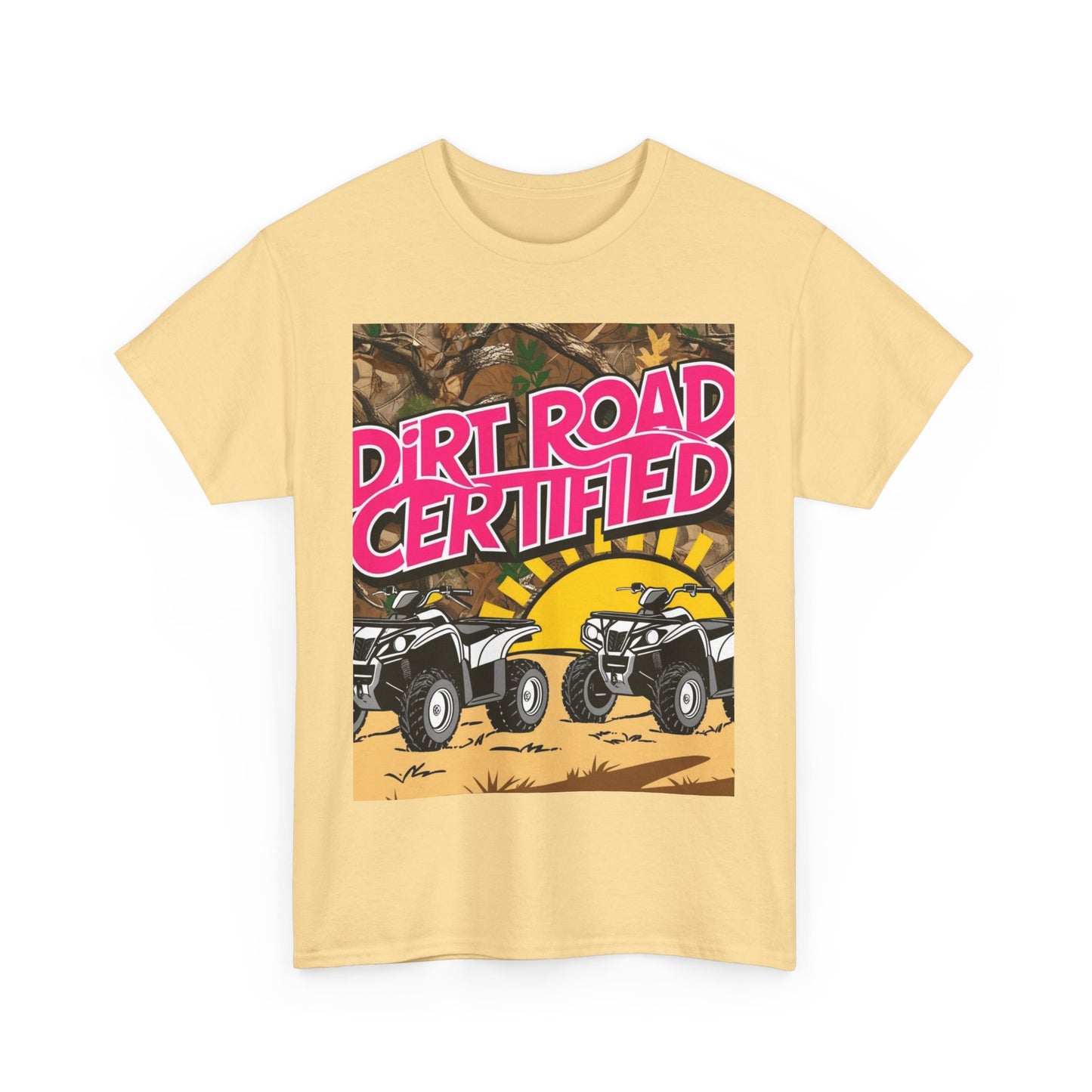 Dirt Road Certified Pink Unisex Cotton Tee