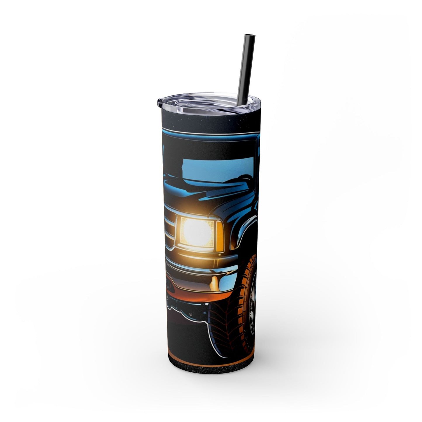 Don't Touch My Truck Skinny Tumbler with Straw, 20oz