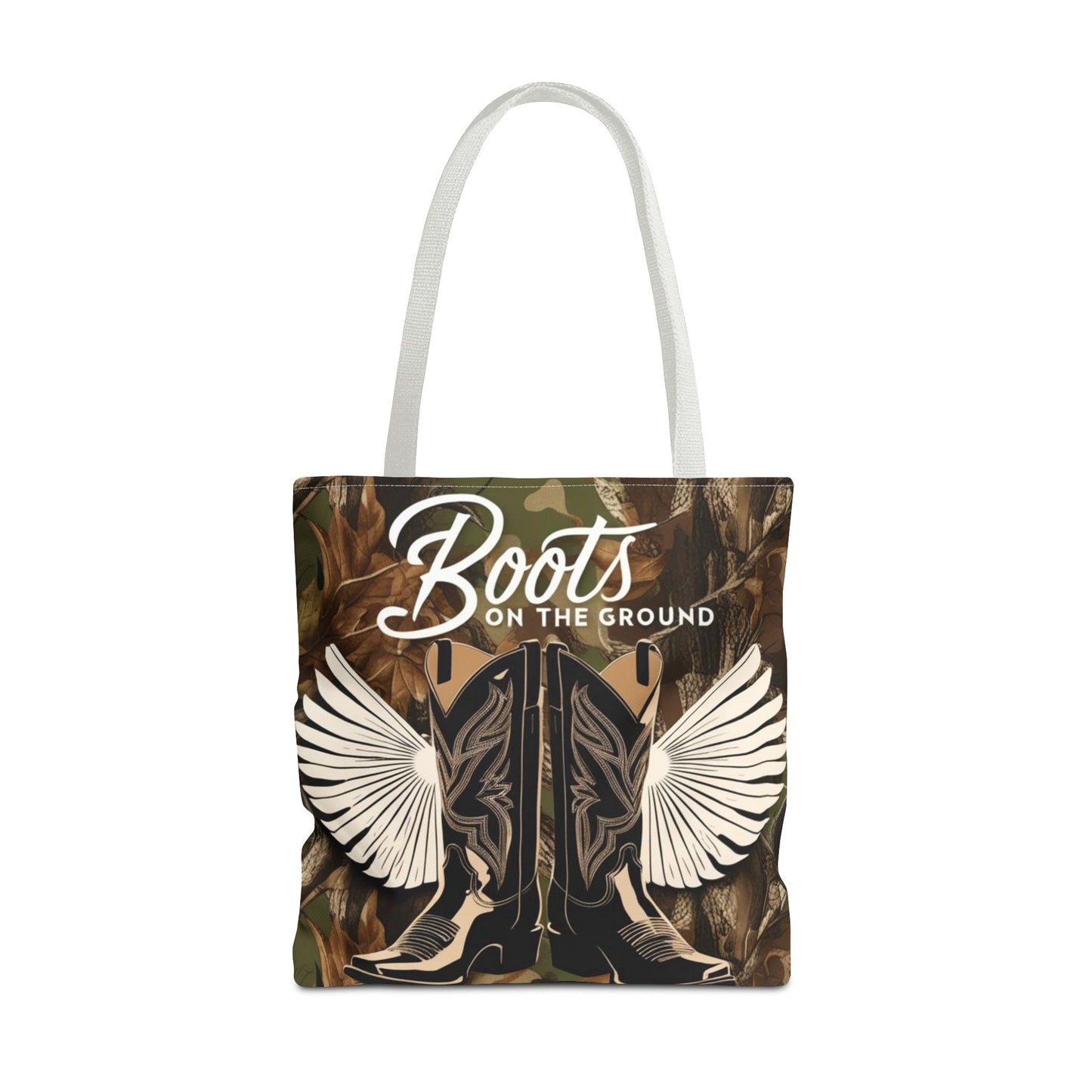 Boots On The Ground Tote Bag