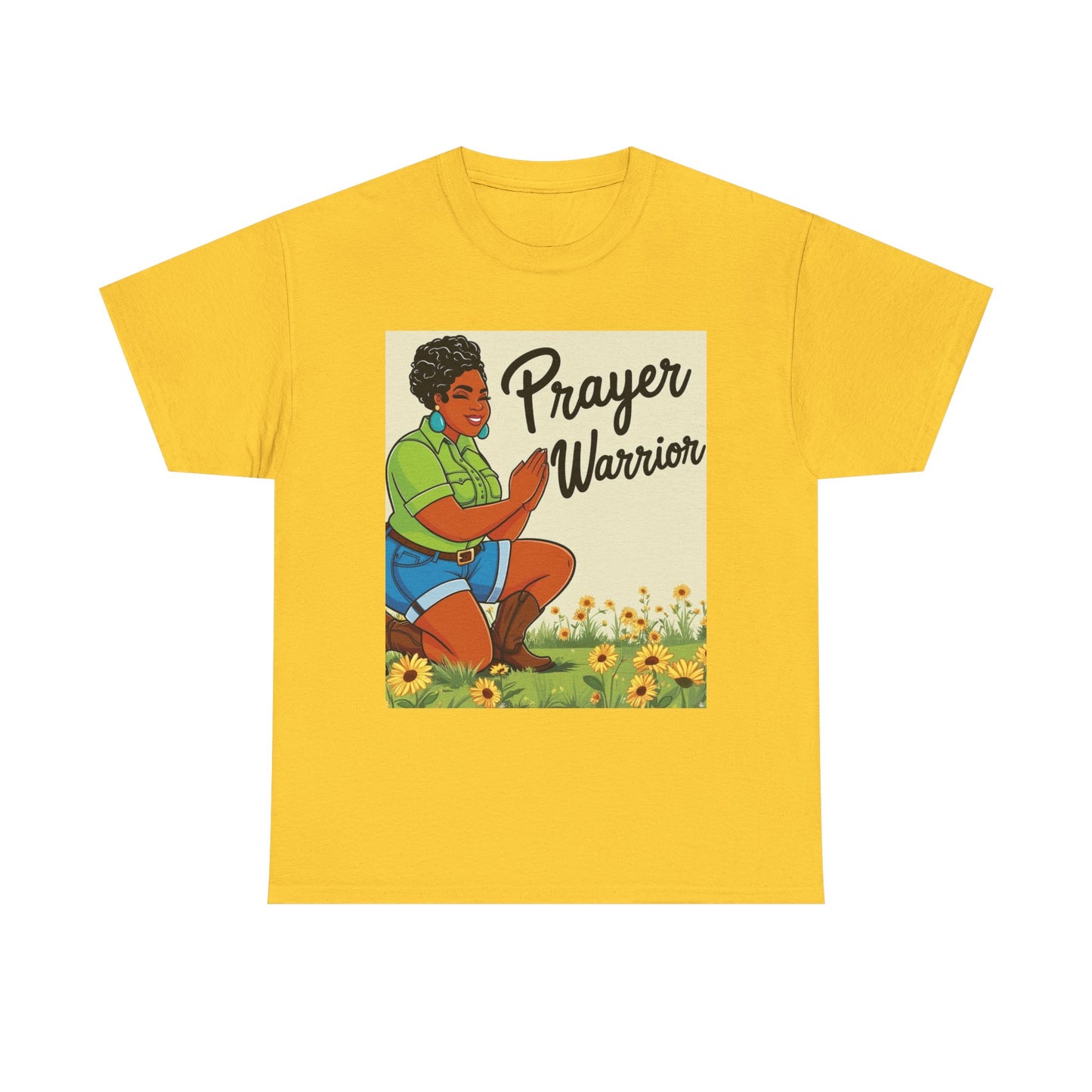 Prayer Warrior Unisex Cotton Tee