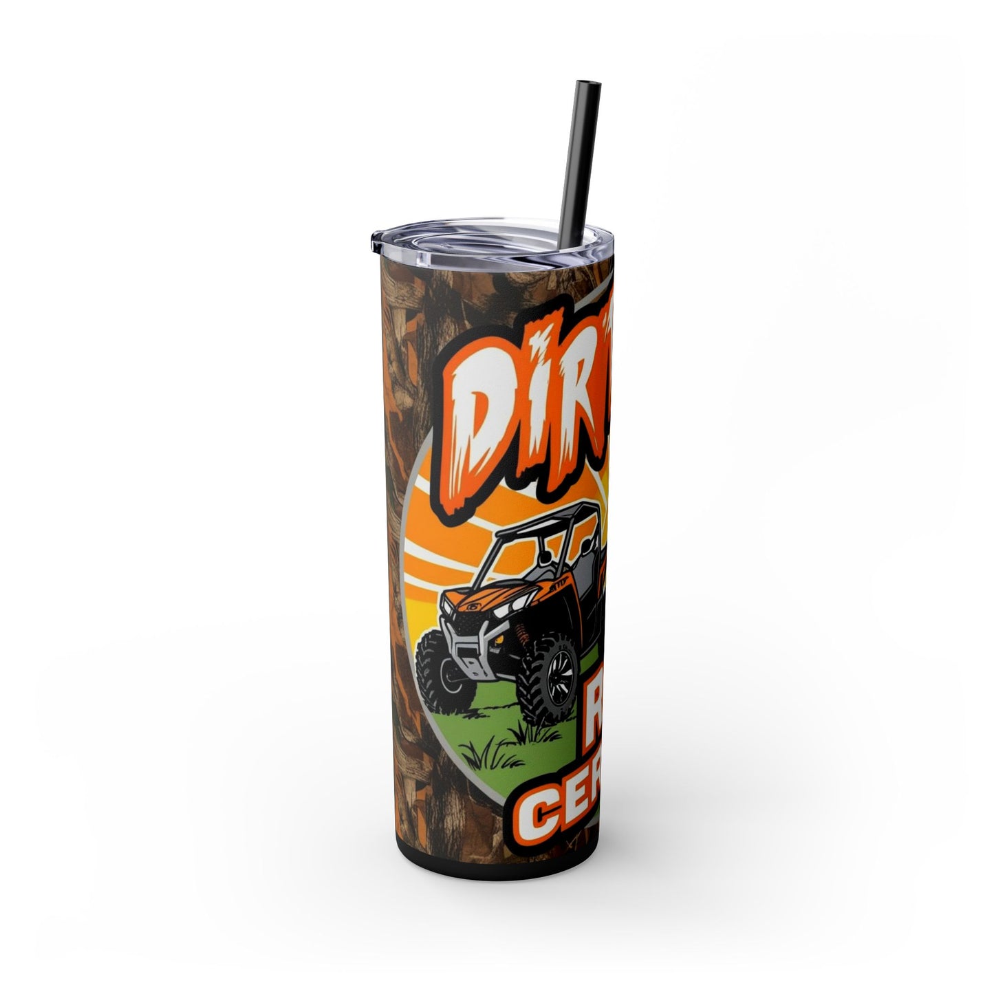 Dirt Road Certified Skinny Tumbler with Straw - 20oz