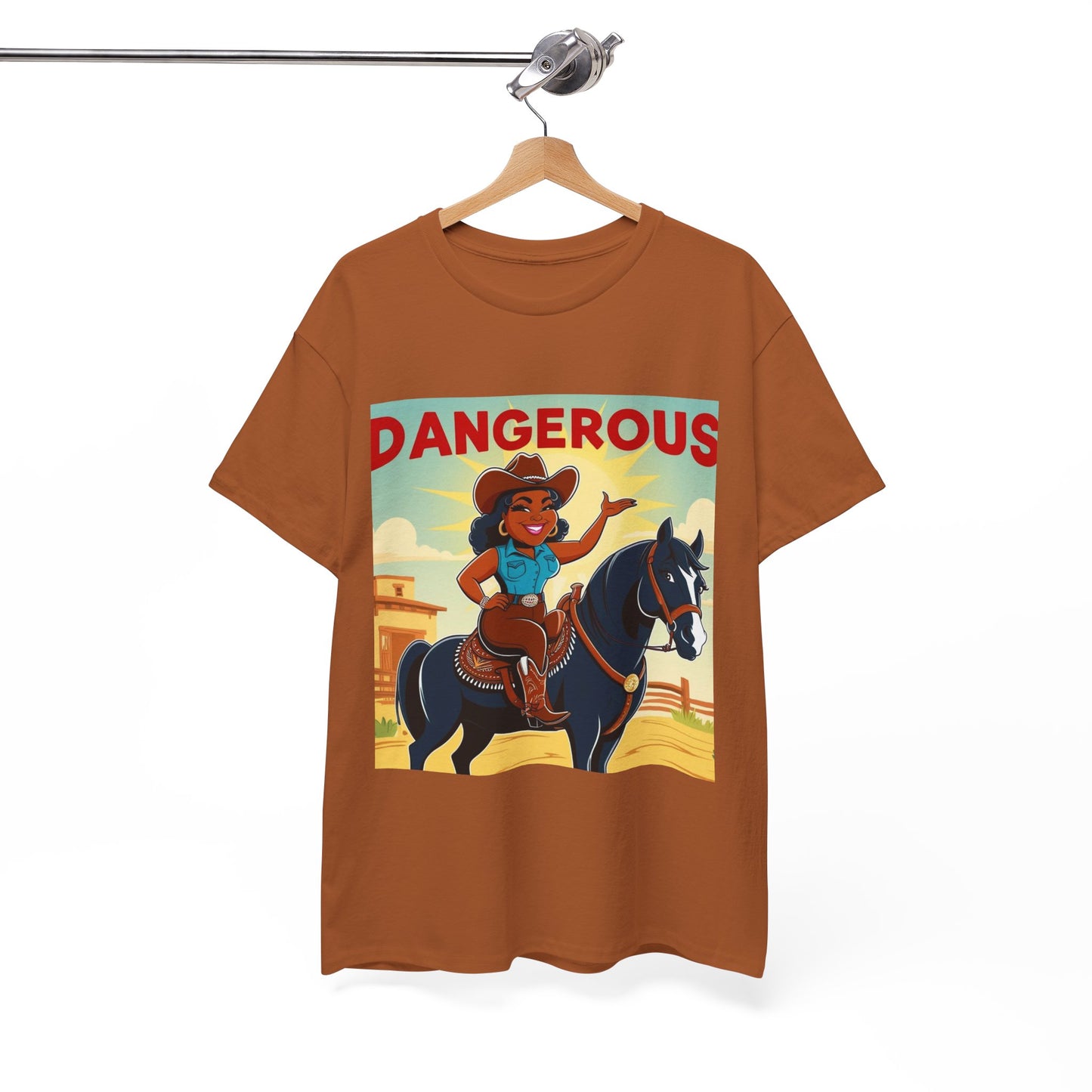 Dangerous Cowgirl Unisex Cotton Tee
