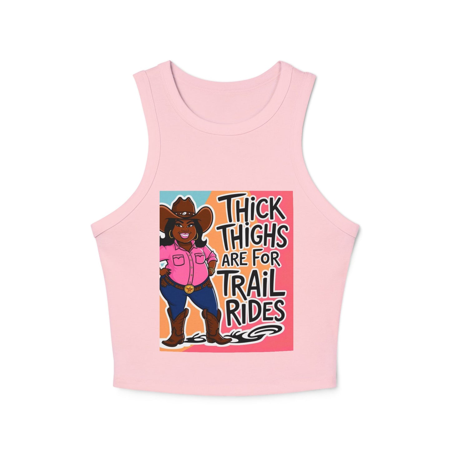Thick Thighs 2 Women's Micro Rib Racer Tank Top