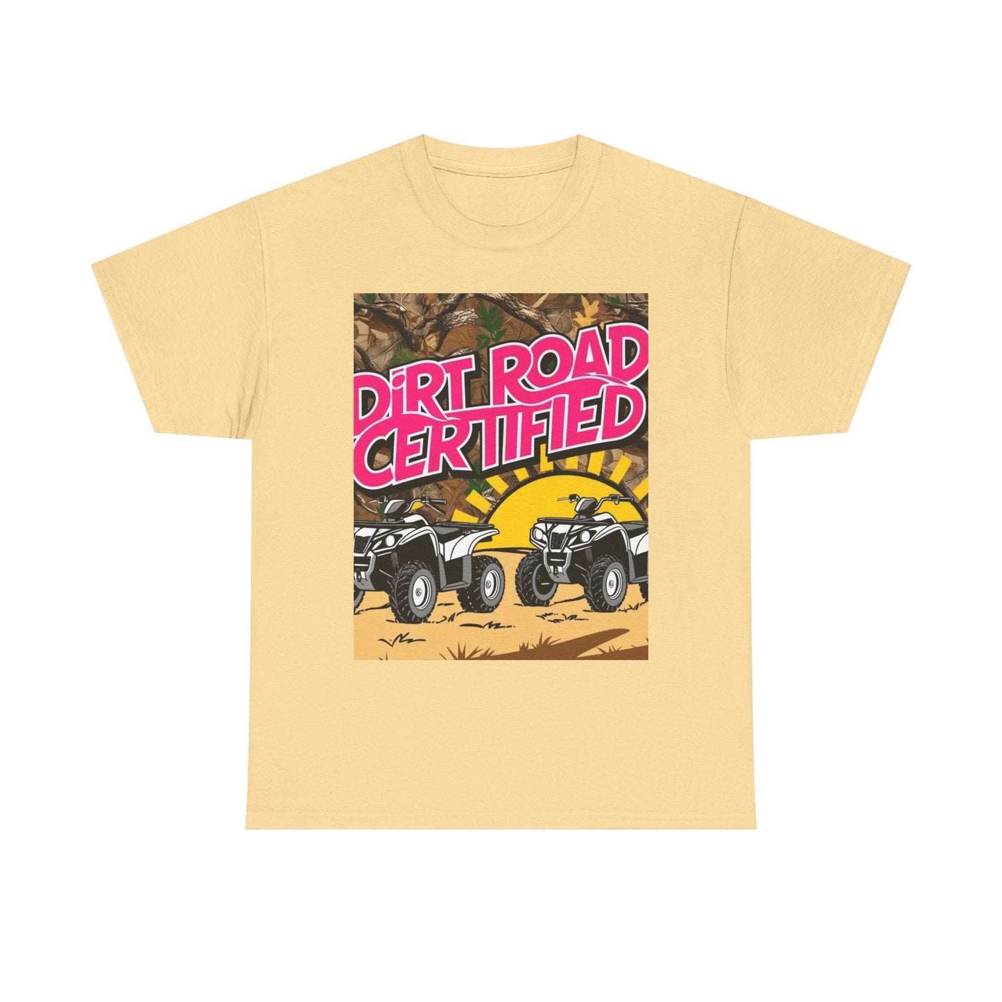 Dirt Road Certified Pink Unisex Cotton Tee