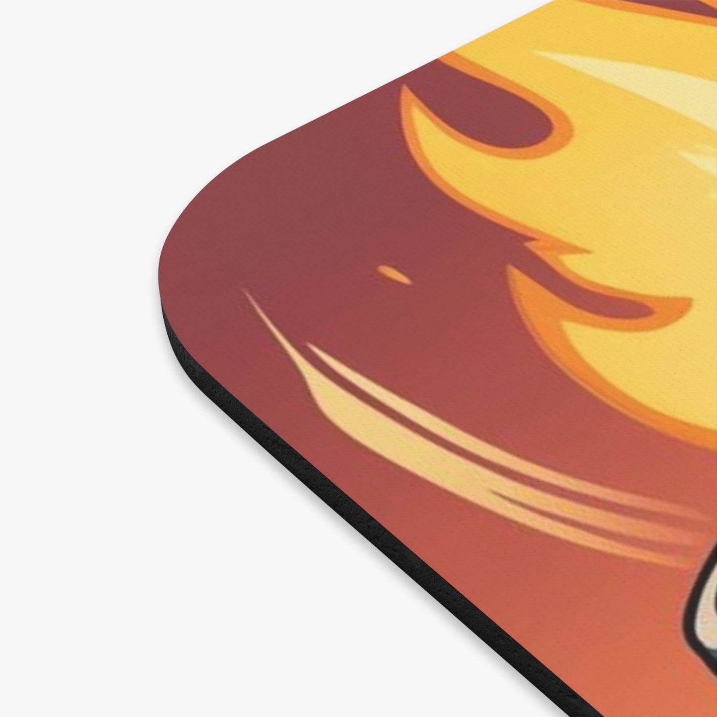 Fire Barrel Rolling Mouse Pad