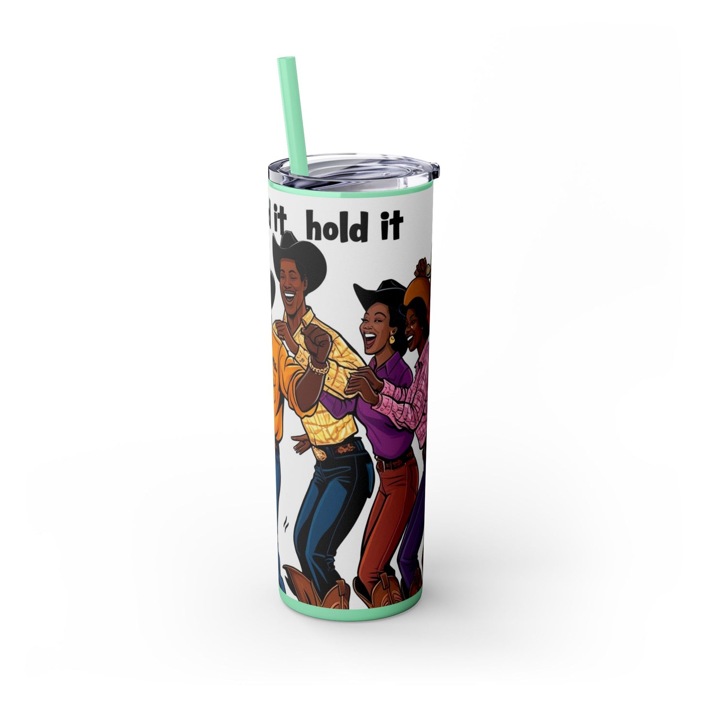 Hold It X4 Skinny Tumbler with Straw - 20oz