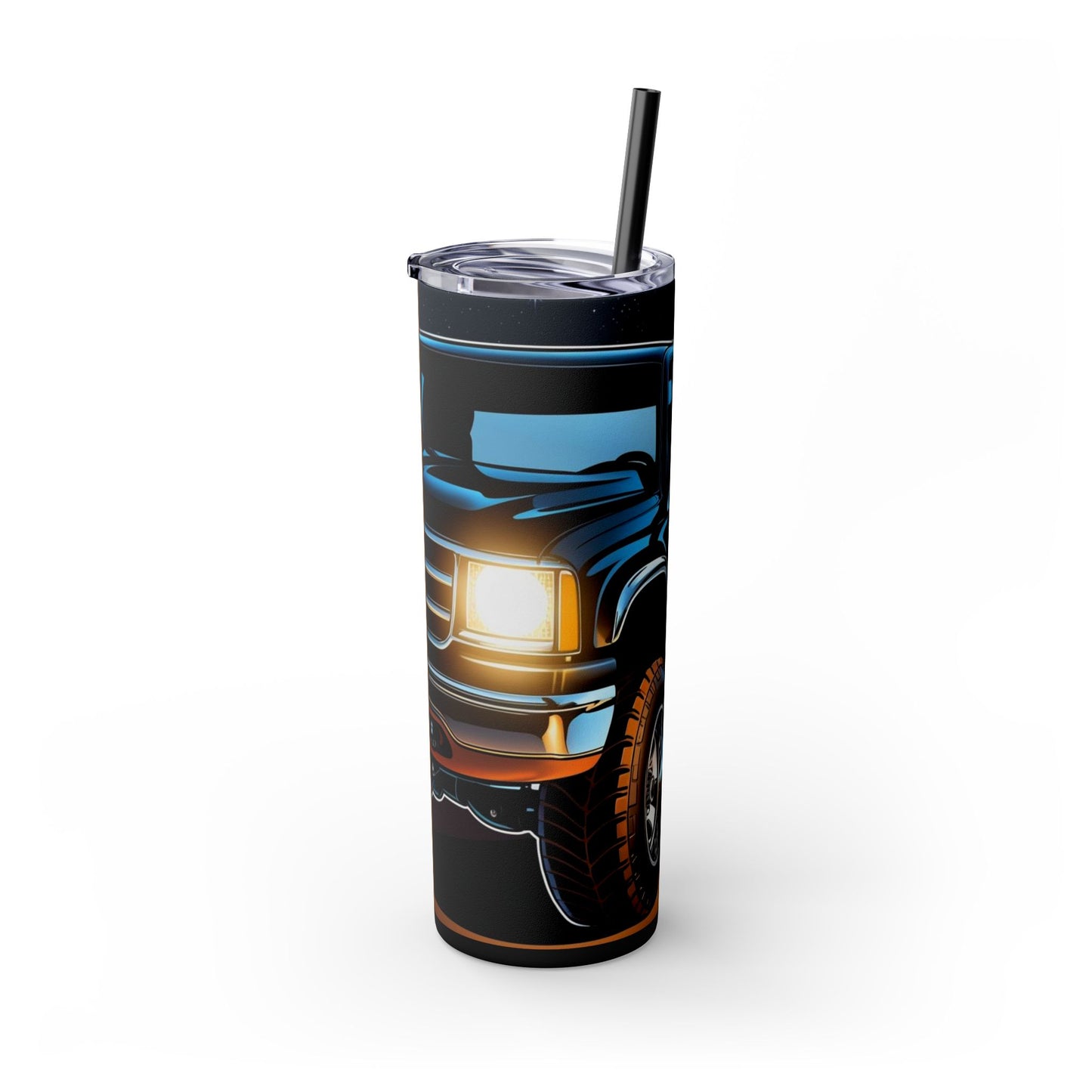 Don't Touch My Truck Skinny Tumbler with Straw, 20oz