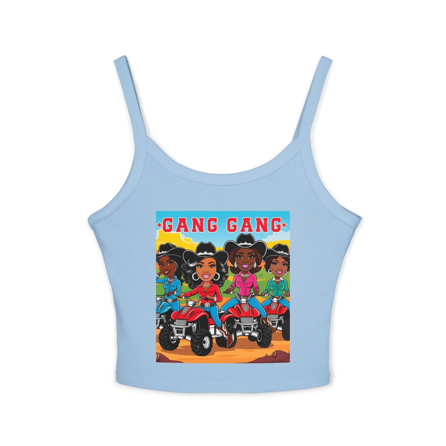 Cowgirl Gang Spaghetti Strap Tank Top