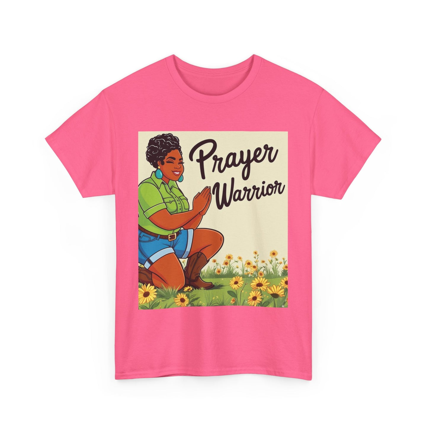 Prayer Warrior Unisex Cotton Tee