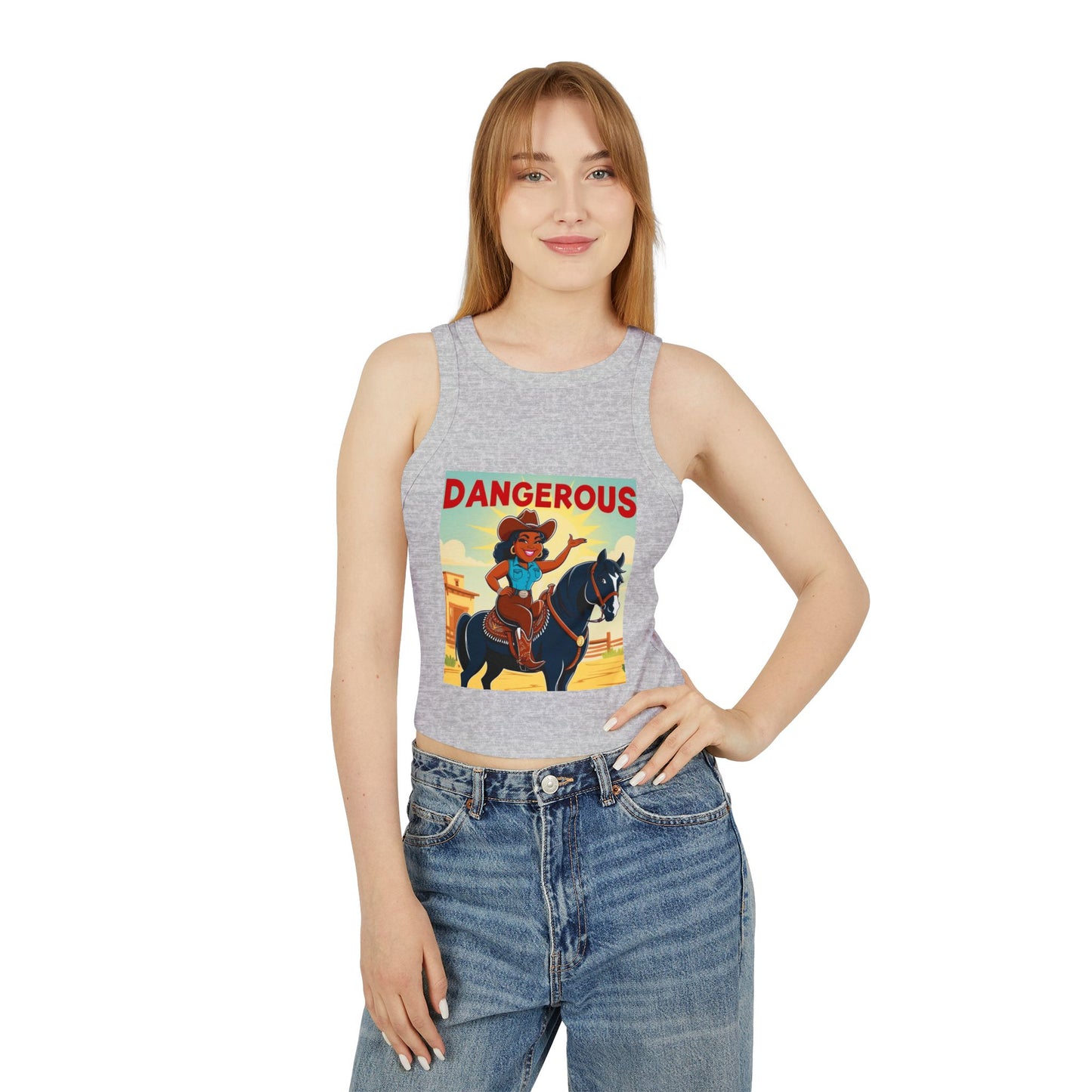 Dangerous Cowgirl Racer Tank Top