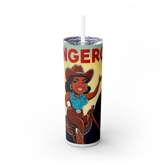 Dangerous Cowgirl Tumbler with Straw - 20oz
