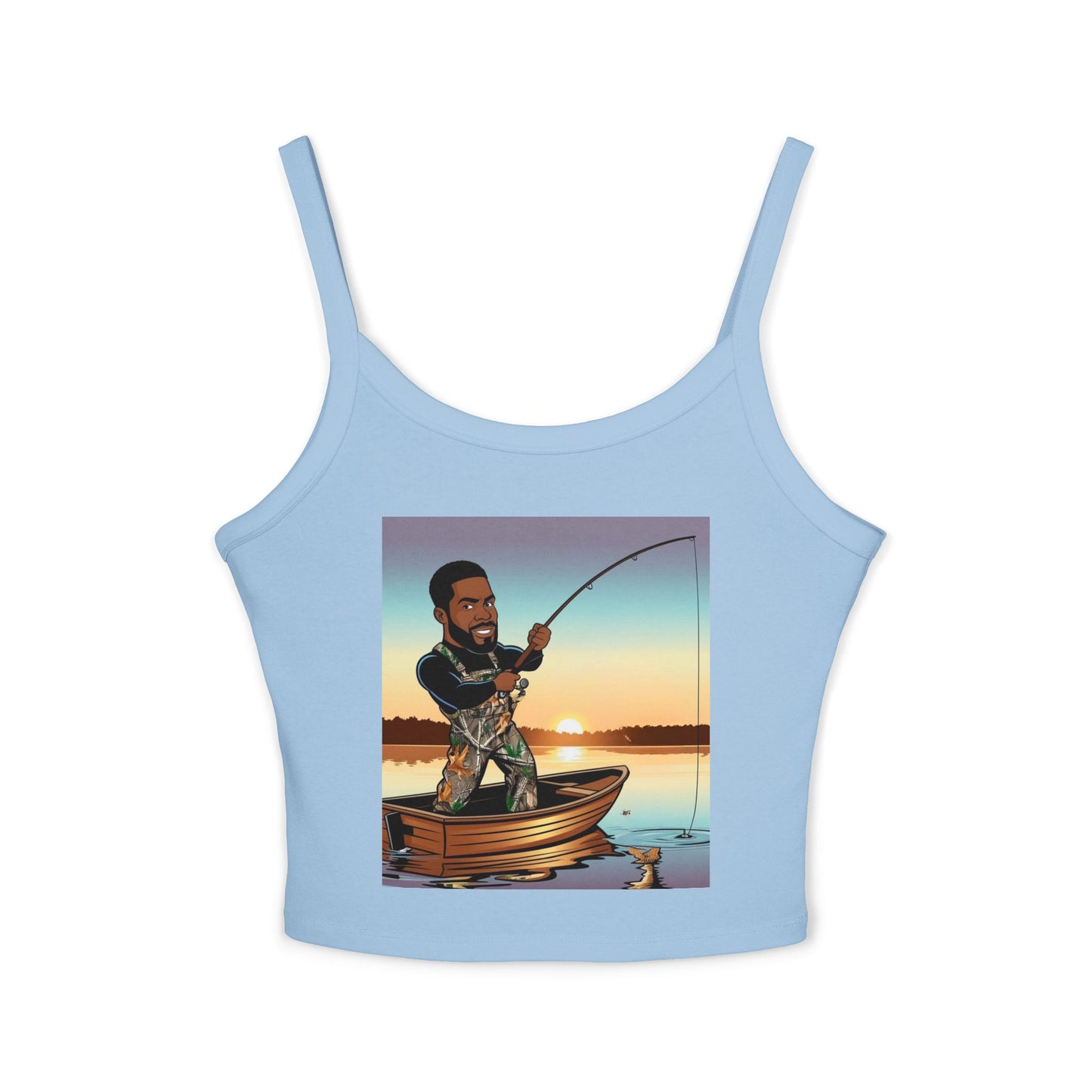 Handsome Fisherman Spaghetti Strap Tank Top