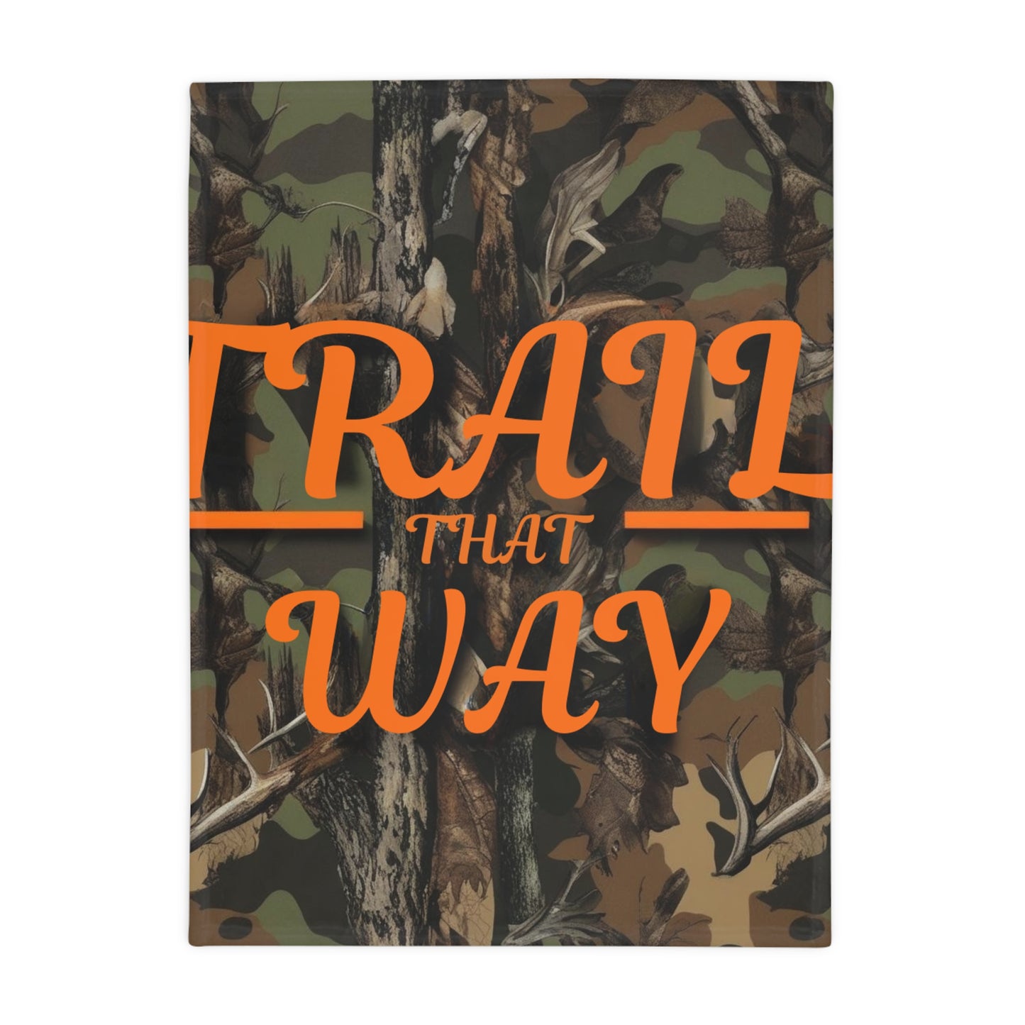 Trail That Way Plush Fleece Blanket