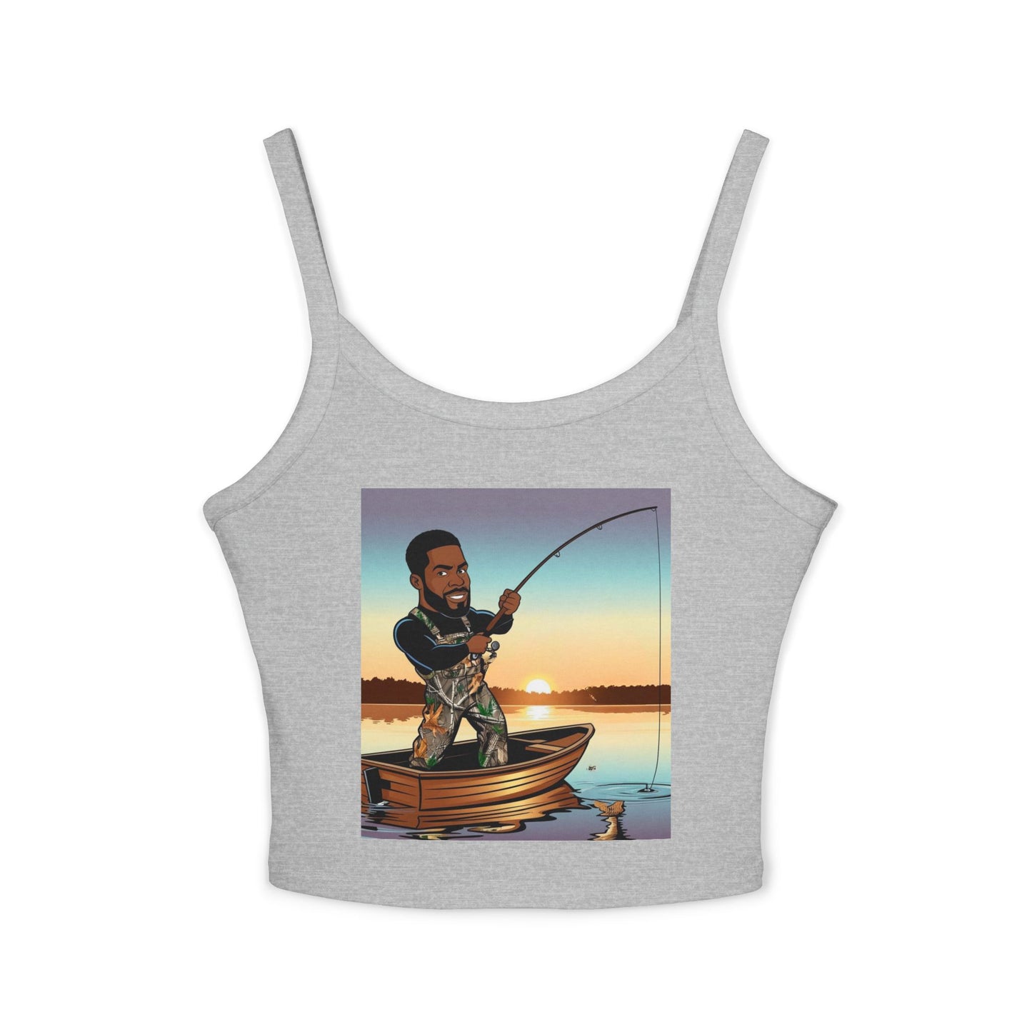 Handsome Fisherman Spaghetti Strap Tank Top