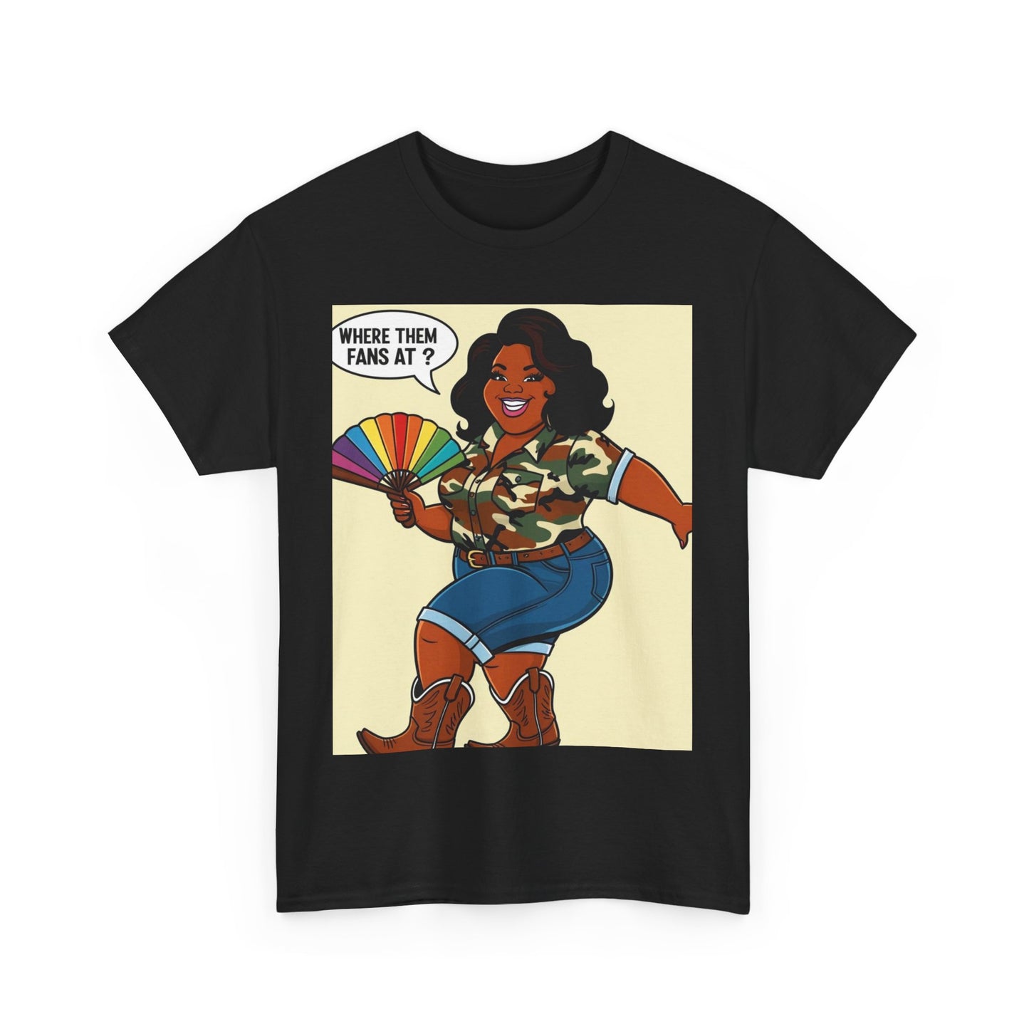 Where Them Fans At? Cotton Tee