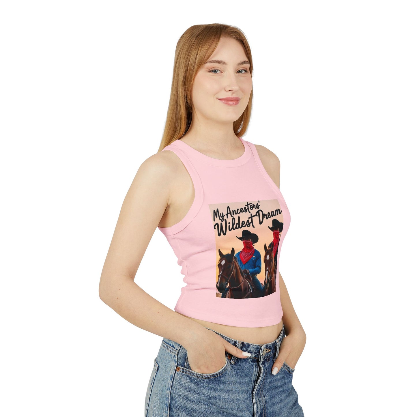 Pay Homage Women's Micro Rib Racer Tank Top