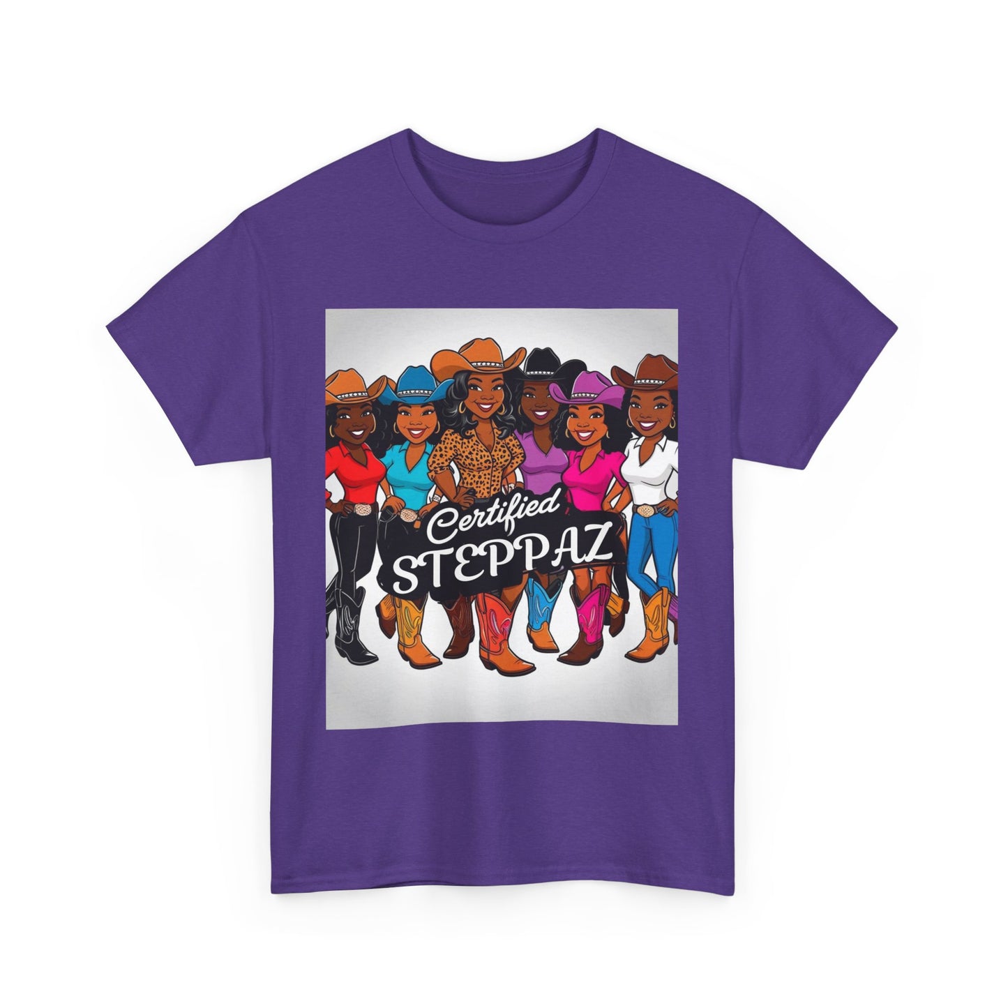 Certified Steppaz Unisex Cotton Tee 3-EVEN More Colors