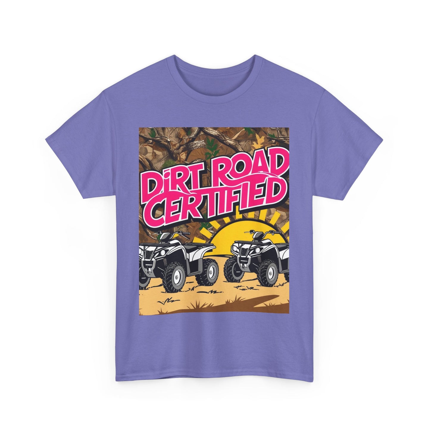 Dirt Road Certified Pink 2-More Colors Unisex Cotton Tee