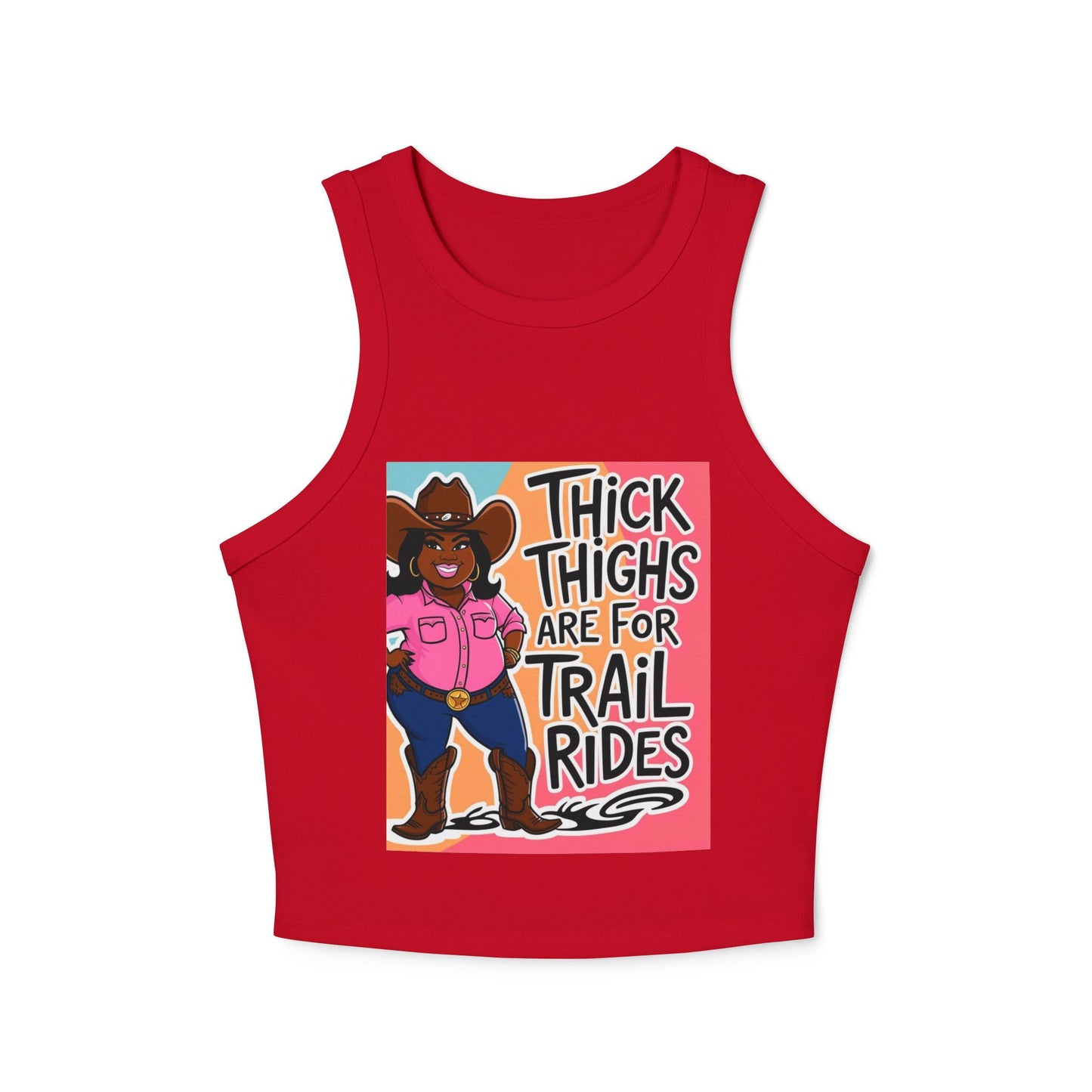 Thick Thighs 2 Women's Micro Rib Racer Tank Top