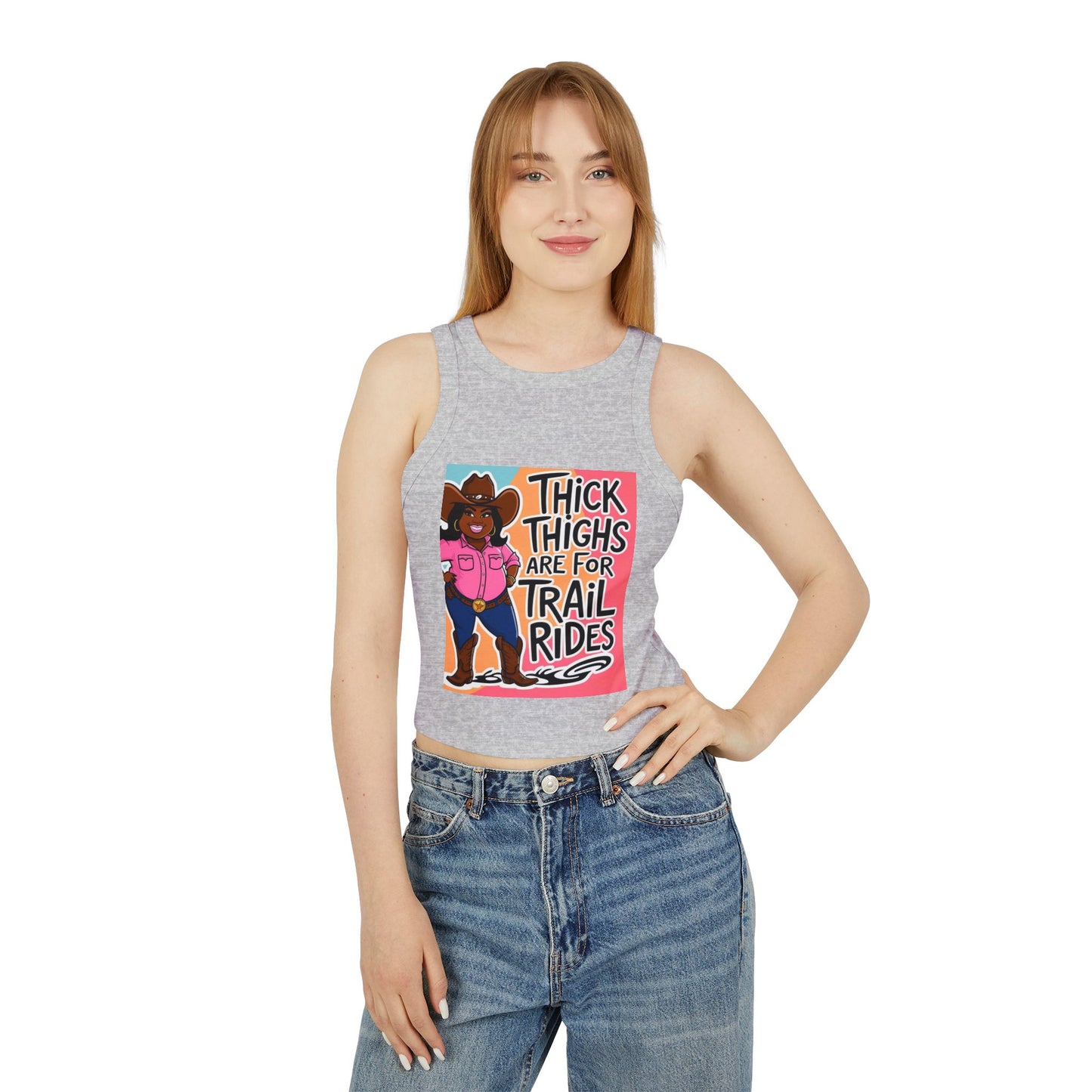 Thick Thighs 2 Women's Micro Rib Racer Tank Top