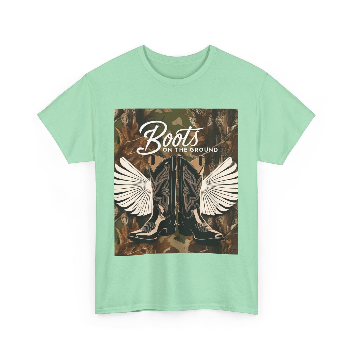 Boots On The Ground Unisex Cotton Tee 2-More Colors