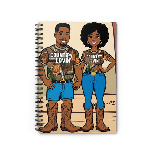 Country Lovin Spiral Notebook - Ruled Line