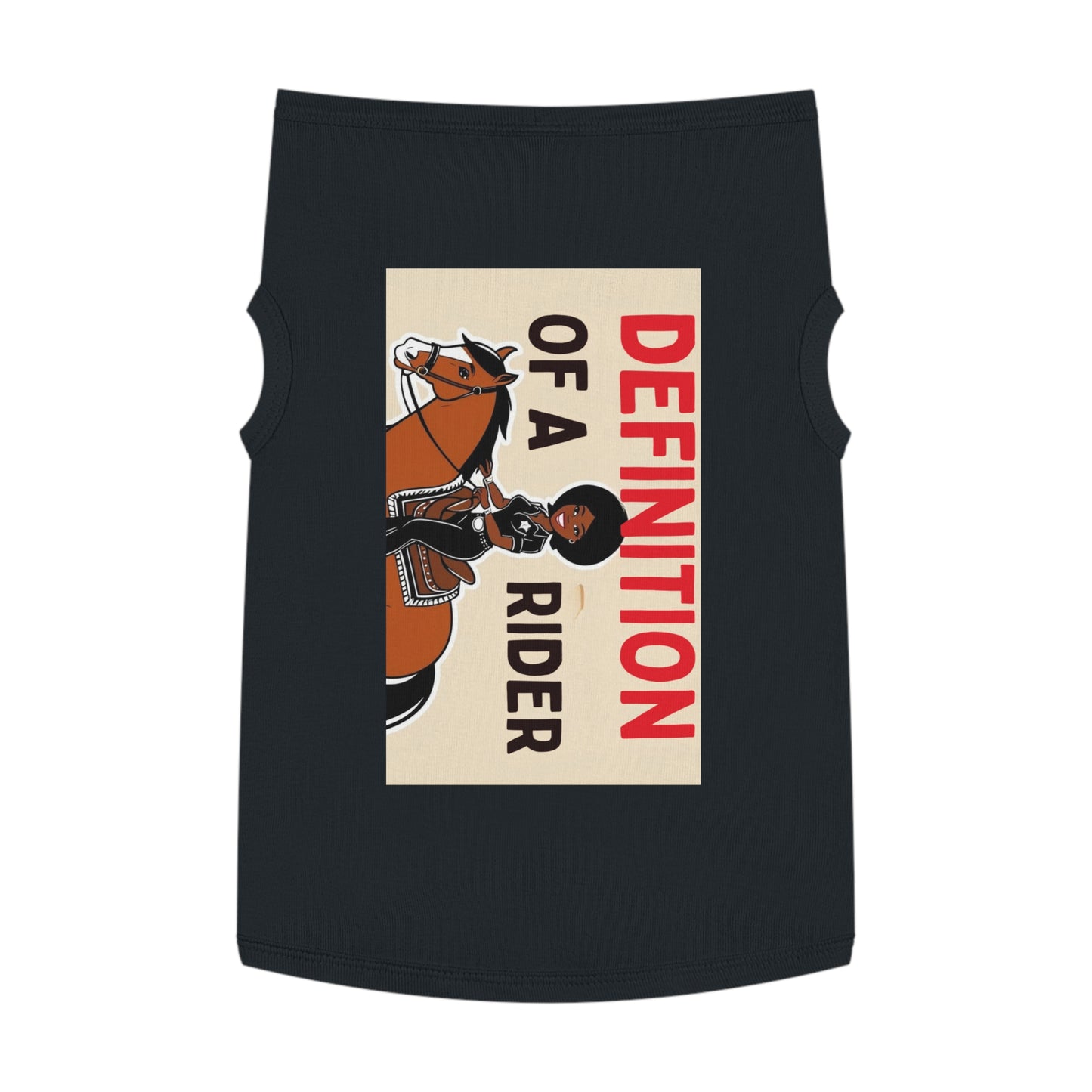 Definition of a Rider Pet Tank Top